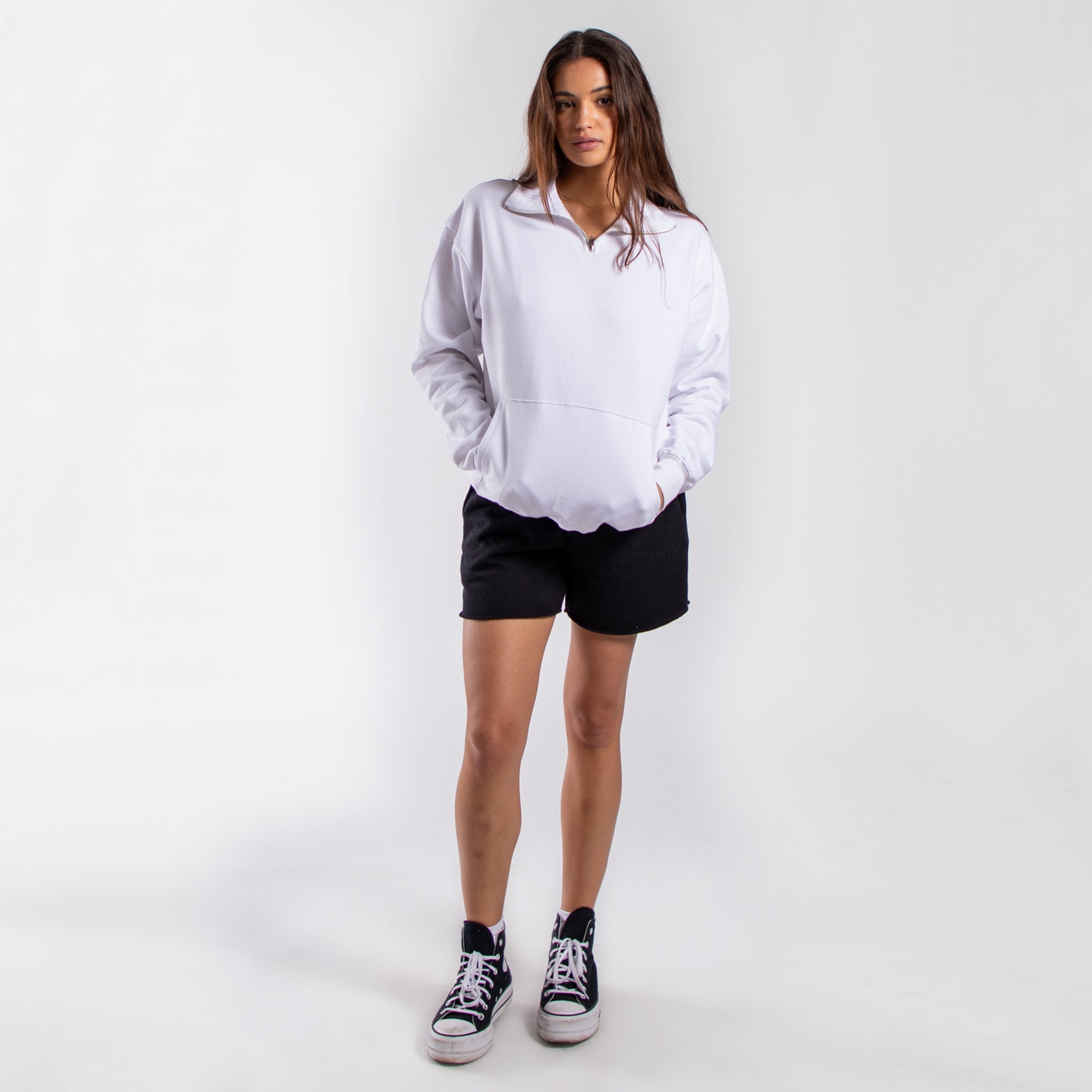 Women's Quarter Zip Sweatshirt